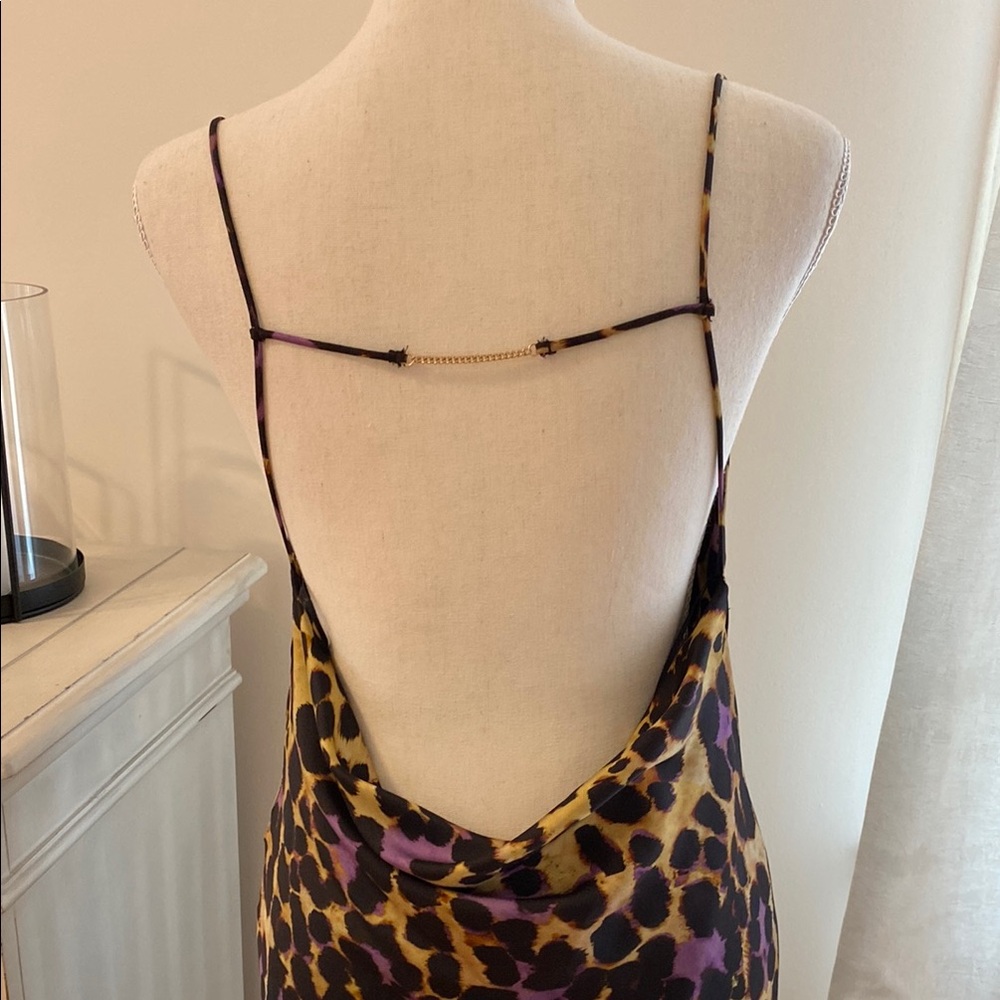 Zara Leopard Print Slip Dress - Picture 5 of 8